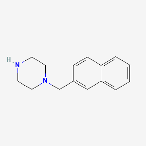 molecular formula C15H18N2 B1615032 1-(萘-2-基甲基)哌嗪 CAS No. 61187-16-4