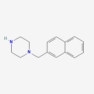 molecular formula C15H18N2 B1615032 1-(Nafta-2-ilmetil)piperazina CAS No. 61187-16-4