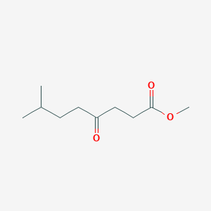 molecular formula C10H18O3 B1615037 Methyl 7-methyl-4-oxooctanoate CAS No. 53663-32-4