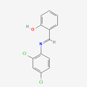 molecular formula C13H9Cl2NO B1615042 alpha-(2,4-Dichlorophenylimino)-ortho-cresol CAS No. 32835-40-8