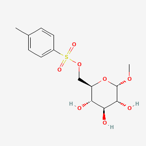 molecular formula C14H20O8S B1615047 Methyl 6-O-tosyl-a-D-glucopyranoside CAS No. 6619-09-6