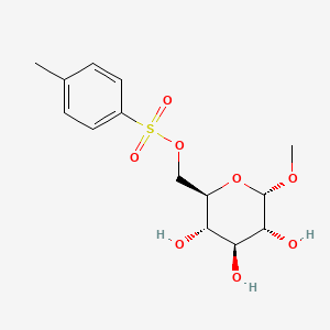 molecular formula C14H20O8S B1615047 Methyl 6-o-tosyl-alpha-d-glucopyranoside CAS No. 6619-09-6