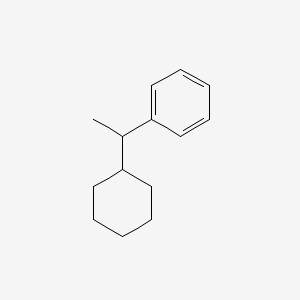molecular formula C14H20 B1615048 Benzene, (1-cyclohexylethyl)- CAS No. 4413-16-5