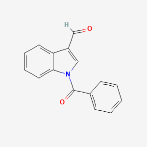 molecular formula C16H11NO2 B1615050 1-苯甲酰-1H-吲哚-3-甲醛 CAS No. 27092-42-8