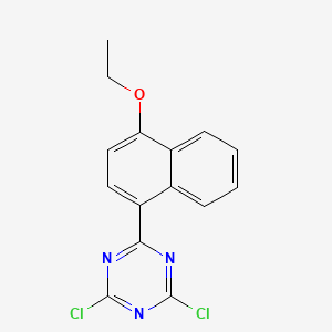 2,4-Dichloro-6-(4-ethoxy-1-naphthyl)-s-triazine