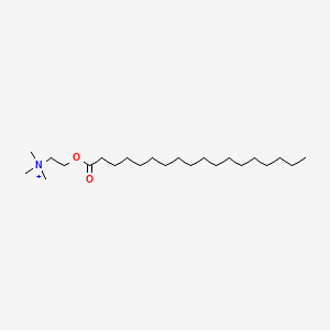 molecular formula C23H48NO2+ B1615063 Choline stearate CAS No. 23464-76-8