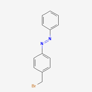 molecular formula C13H11BrN2 B1615074 4-(溴甲基)偶氮苯 CAS No. 57340-21-3