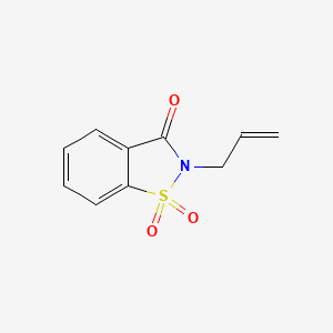 molecular formula C10H9NO3S B1615080 2-Allyl-1,2-benzisothiazol-3(2H)-one 1,1-dioxide CAS No. 41335-56-2