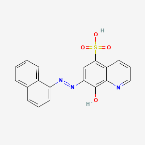 5-Quinolinesulfonic acid, 8-hydroxy-7-(1-naphthalenylazo)-