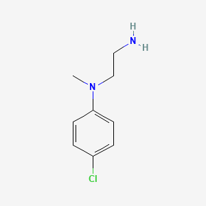 molecular formula C9H13ClN2 B1615097 N-(4-Chlorophenyl)-N-methylethylenediamine CAS No. 21647-84-7
