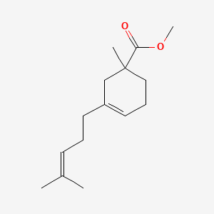 molecular formula C15H24O2 B1615111 Methyl 1-methyl-3-(4-methyl-3-pentenyl)-3-cyclohexene-1-carboxylate CAS No. 65652-28-0
