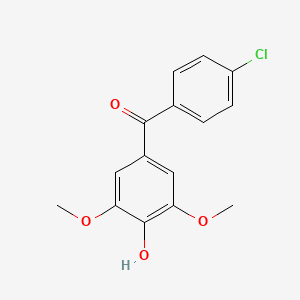 (4-Chlorophenyl) (4-hydroxy-3,5-dimethoxyphenyl) ketone
