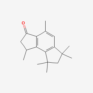 molecular formula C18H24O B1615139 1,6,7,8-Tetrahydro-1,4,6,6,8,8-hexamethyl-as-indacen-3(2H)-one CAS No. 68298-33-9
