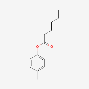 molecular formula C13H18O2 B1615144 Hexanoic acid, 4-methylphenyl ester CAS No. 68141-11-7