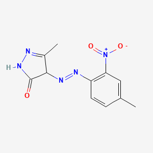 2,4-dihydro-5-methyl-4-[(4-methyl-2-nitrophenyl)azo]-3H-pyrazol-3-one