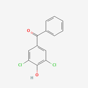 molecular formula C13H8Cl2O2 B1615169 3,5-Dichloro-4-hydroxybenzophenone CAS No. 34183-06-7