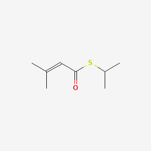 molecular formula C8H14OS B1615172 S-Isopropyl 3-methylbut-2-enethioate CAS No. 34365-79-2