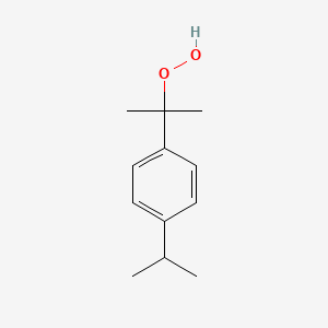molecular formula C12H18O2 B1615177 1-(4-Isopropylphenyl)-1-methylethyl hydroperoxide CAS No. 98-49-7