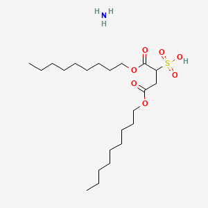molecular formula C22H42O7S B1615193 Ammonium 1,4-dinonyl sulphonatosuccinate CAS No. 27501-55-9