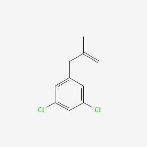 molecular formula C10H10Cl2 B1615194 3-(3,5-Dichlorophenyl)-2-methyl-1-propene CAS No. 69278-44-0