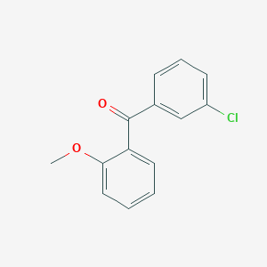 molecular formula C14H11ClO2 B1615196 3-Chloro-2'-methoxybenzophenone CAS No. 78589-11-4
