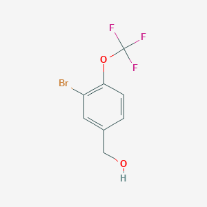 molecular formula C8H6BrF3O2 B1615221 3-Bromo-4-(trifluoromethoxy)benzyl alcohol CAS No. 85366-65-0