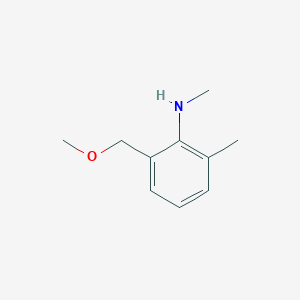 molecular formula C10H15NO B1615223 2-(methoxymethyl)-N,6-dimethylaniline CAS No. 941294-11-7