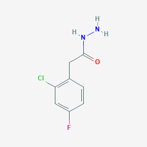 molecular formula C8H8ClFN2O B1615225 2-(2-Chloro-4-fluorophenyl)acetohydrazide CAS No. 887267-55-2