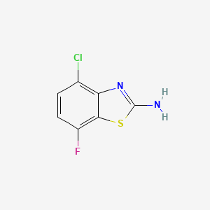 molecular formula C7H4ClFN2S B1615231 2-Amino-4-chloro-7-fluorobenzothiazole CAS No. 942473-91-8