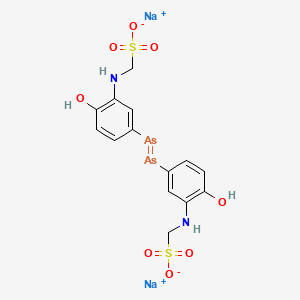 molecular formula C14H14As2N2Na2O8S2 B1615249 Sulfarsphenamine CAS No. 618-82-6