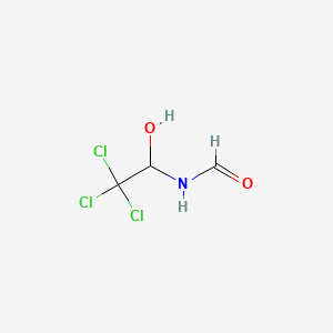 molecular formula C3H4Cl3NO2 B1615252 N-(2,2,2-Trichloro-1-hydroxyethyl)formamide CAS No. 515-82-2