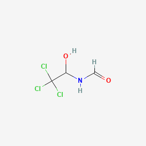 molecular formula C3H4Cl3NO2 B1615252 N-(2,2,2-三氯-1-羟乙基)甲酰胺 CAS No. 515-82-2