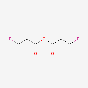 molecular formula C6H8F2O3 B1615257 3-Fluoropropanoic anhydride CAS No. 2266-47-9