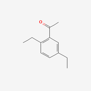 molecular formula C12H16O B1615261 Ethanone, 1-(2,5-diethylphenyl)- CAS No. 2797-80-0