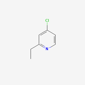 molecular formula C7H8ClN B1615270 4-Chloro-2-ethylpyridine CAS No. 3678-65-7