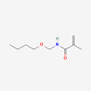 molecular formula C9H17NO2 B1615280 N-(Butoxymethyl)methacrylamide CAS No. 5153-77-5