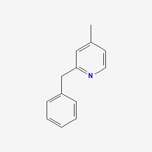 molecular formula C13H13N B1615281 2-Benzyl-4-methylpyridine CAS No. 5191-54-8