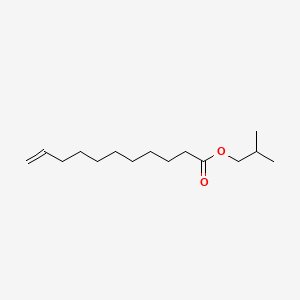 molecular formula C15H28O2 B1615283 Isobutyl 10-undecenoate CAS No. 5421-27-2