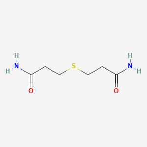 molecular formula C6H12N2O2S B1615284 Propanamide, 3,3'-thiobis- CAS No. 5459-10-9