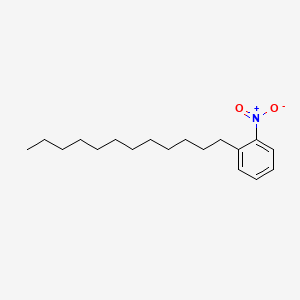 molecular formula C18H29NO2 B1615300 Benzene, dodecylnitro- CAS No. 58353-63-2