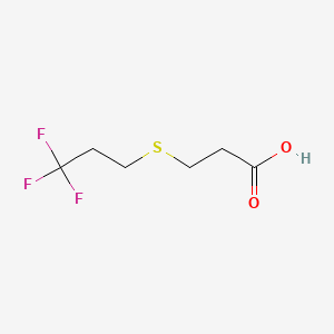 molecular formula C6H9F3O2S B1615307 3-(3,3,3-Trifluoropropylsulfanyl)propanoic acid CAS No. 65530-69-0