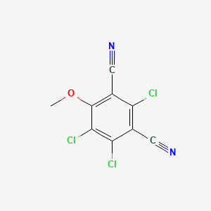 molecular formula C9H3Cl3N2O B1615308 4-Methoxy-2,5,6-trichloroisophthalonitrile CAS No. 57531-87-0