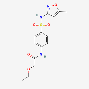 molecular formula C14H17N3O5S B1615317 Sulfacecole CAS No. 21662-79-3