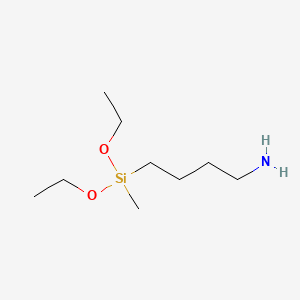 molecular formula C9H23NO2Si B1615328 4-(二乙氧甲基硅基)丁胺 CAS No. 3037-72-7