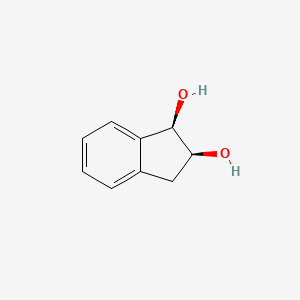 molecular formula C9H10O2 B1615339 cis-1,2-Indandiol CAS No. 4647-42-1