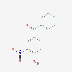 molecular formula C13H9NO4 B1615346 4-Hydroxy-3-nitrobenzophenone CAS No. 5464-98-2