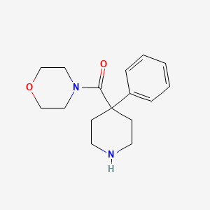 molecular formula C16H22N2O2 B1615352 Morpholino(4-phenylpiperidine-4-yl) ketone CAS No. 83929-37-7
