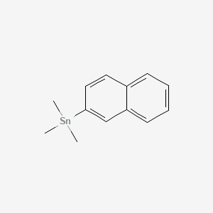 molecular formula C13H16Sn B1615363 Stannane, trimethyl-2-naphthalenyl- CAS No. 945-77-7