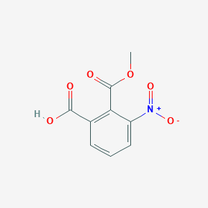 molecular formula C9H7NO6 B1615368 2-(甲氧羰基)-3-硝基苯甲酸 CAS No. 6744-85-0