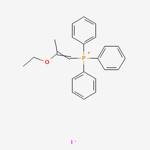 molecular formula C23H24IOP B1615373 (2-Ethoxyprop-1-en-1-yl)triphenylphosphonium iodide CAS No. 62639-97-8